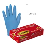 GUANTI MONOUSO NITRILE BLU 100 PZ